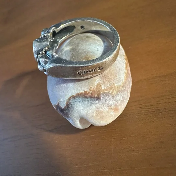 LAGOS garnet sterling silver ring - Picture 3 of 5